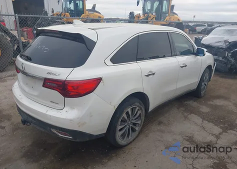 2014 Acura Mdx Technology Package z USA, uszkodzony, nr VIN 5FRYD4H4XEB013531